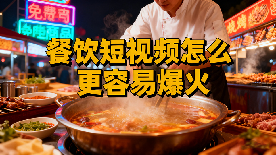 餐飲短視頻怎么更容易爆火，提高餐廳客流量？